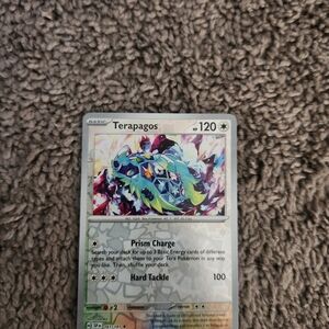 TERAPAGOS 161/191 2024 POKEMON SURGING SPARKS HORIZONS HOLO RARE SGC 9.5